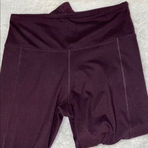 Plum Capri Leggings